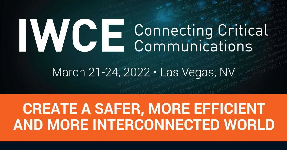 IWCE 2022 event banner with 