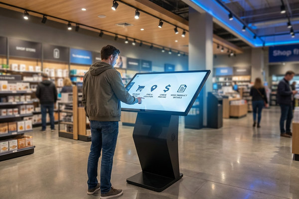 Indoor Kiosk Display Brightness Guide: Choosing the Right Nits