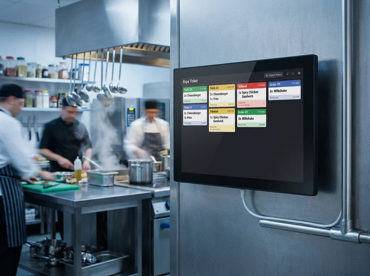 PoE Kitchen Display Systems: Benefits and Limitations for Modern Restaurants