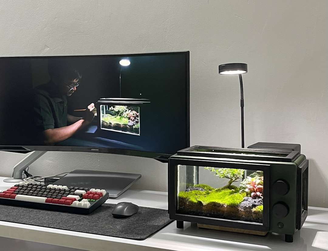 high quality monitor streaming a terrarium hobby