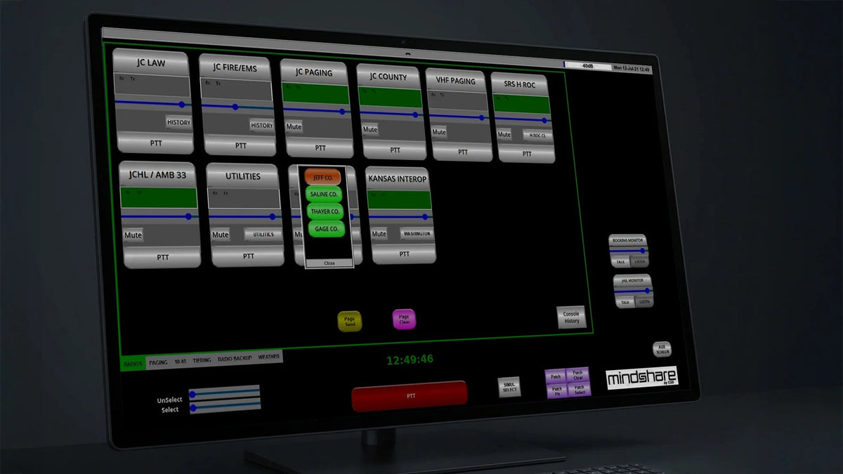 Dispatch Computer Screen Public Safety & Utilities Displays | TSG – Touch Screen Guru