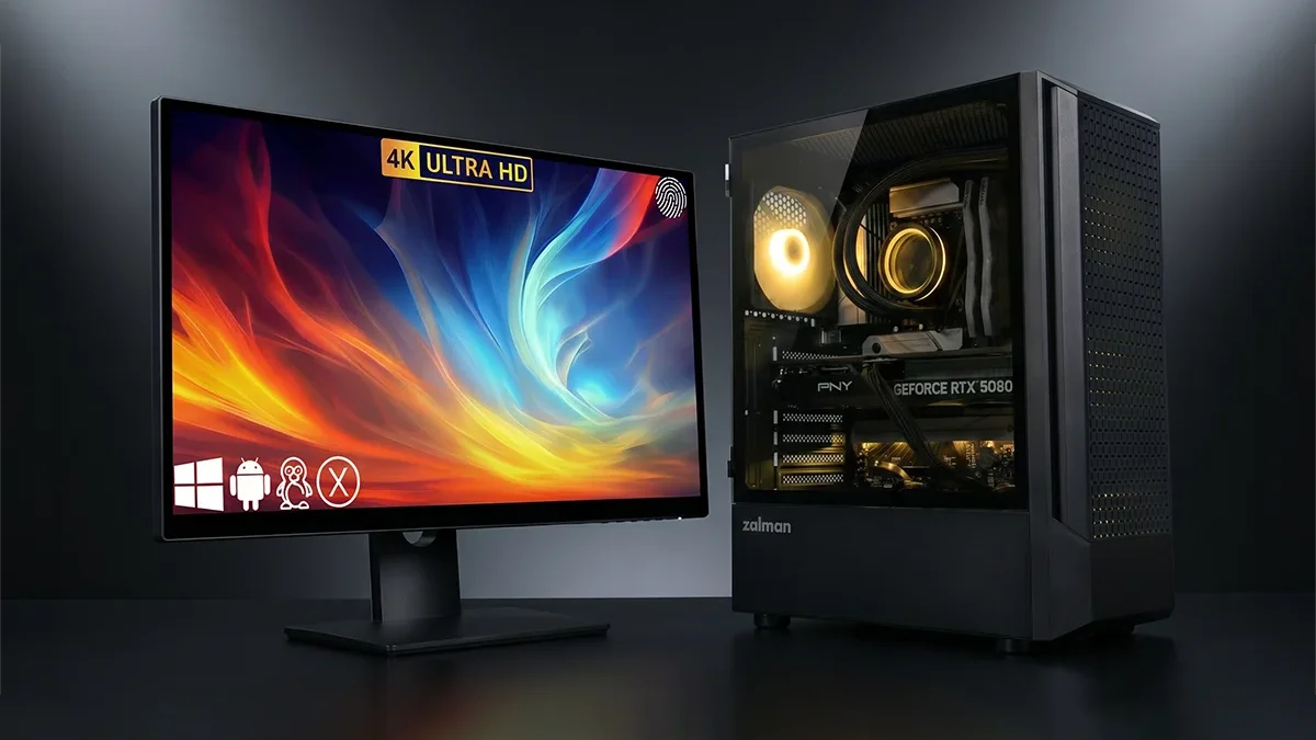 Monitor + PC