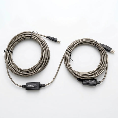Heavy Duty Active USB 2.0 A to B Cable - 15 Meters (49.2 ft)