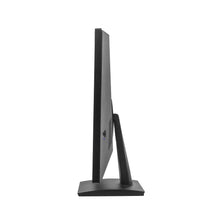 Touch Screen Guru Ultra-Series 27-inch 4K monitor, black, with a slim side profile and stand. Features zero bezel and touch-enabled glass. Right side view.