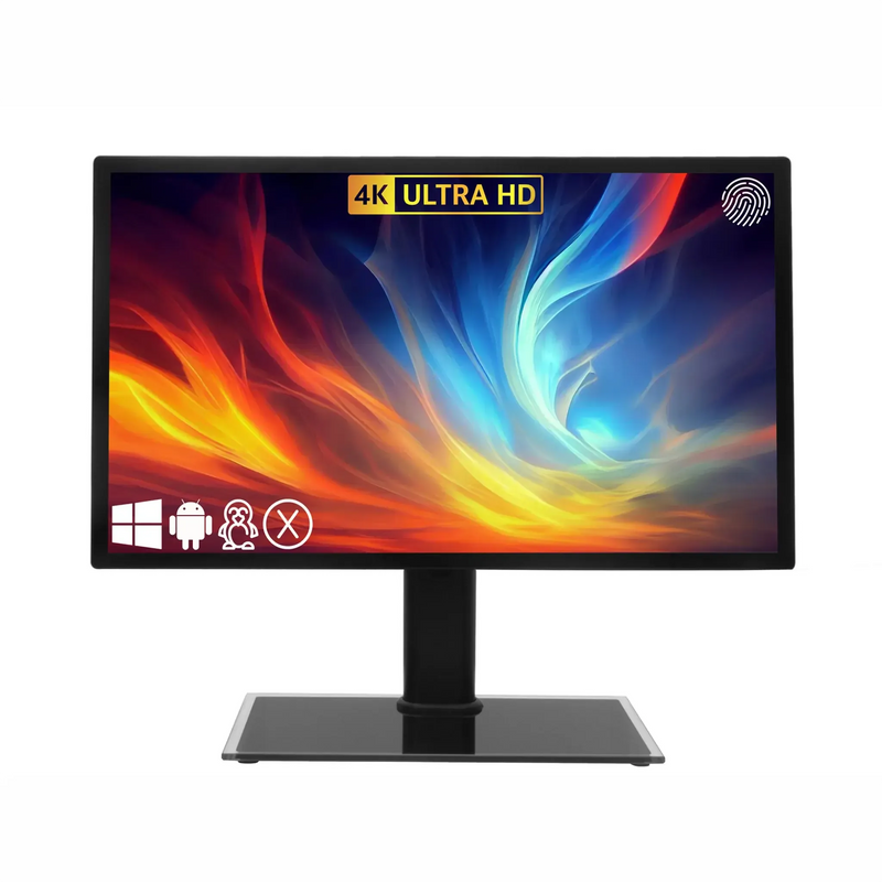 Touch Screen Guru 32-inch 4K Ultra HD monitor with 10-point multi-touch and fingerprint sensor. Features IPS display and Windows, Android, Linux, OS X compatibility.